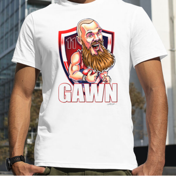 Max Gawn Cartoon Melbourne Demons Logo shirt
