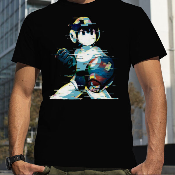 Mega Man Mega Buster Type C Glitch Remix shirt