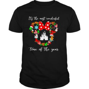 Merry christmas minnie mouse it’s the most wonderful time of the year shirt