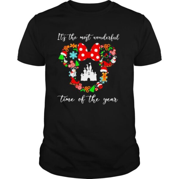 Merry christmas minnie mouse it’s the most wonderful time of the year shirt