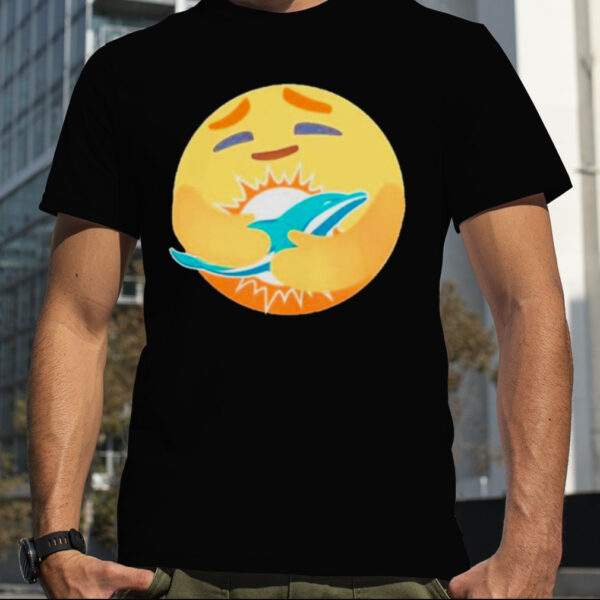 Miami Dolphins Care Emoji Funny shirt