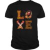 Michael myers love halloween knife shirt