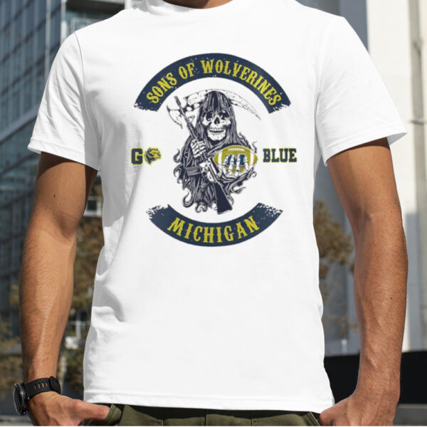 Michigan Sons Of Wolverines Go Blue 2023 T shirt