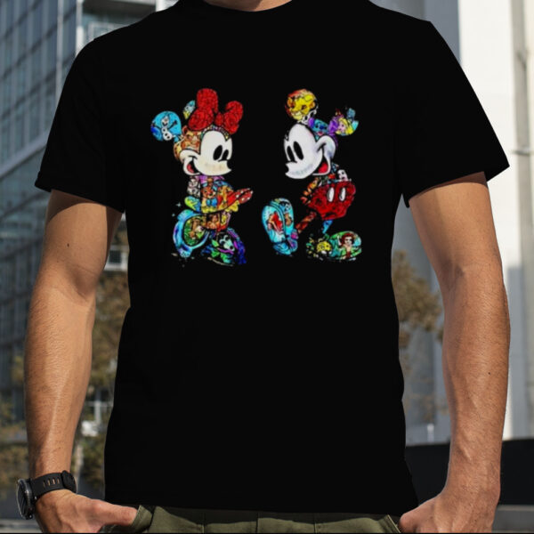 Mickey Mouse And Minnie Mouse Color 2023 Shirt