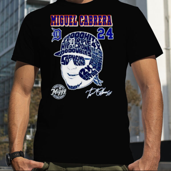 Miguel Cabrera 24 Miggy the Final Season signature shirt