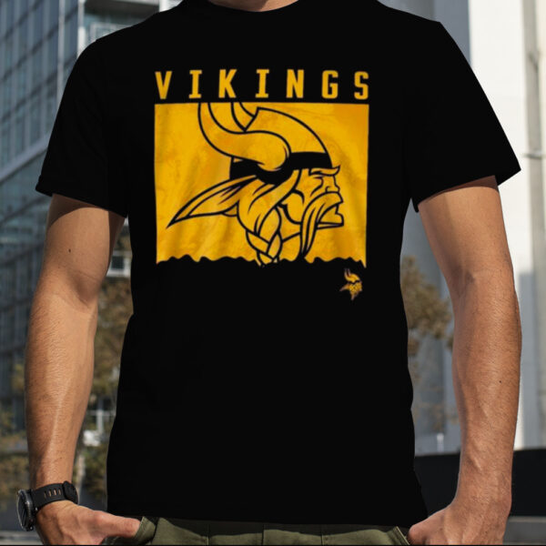 Minnesota Vikings Purple Liquid Camo Logo T shirt