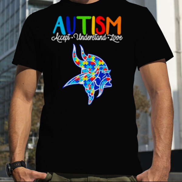 Minnesota vikings NFL autism awareness accept