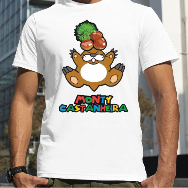 Monty Castanheira Mario Kart Monty Mole shirt