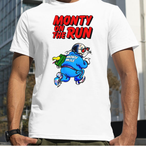 Monty On The Run 8 Bit Retro shirt