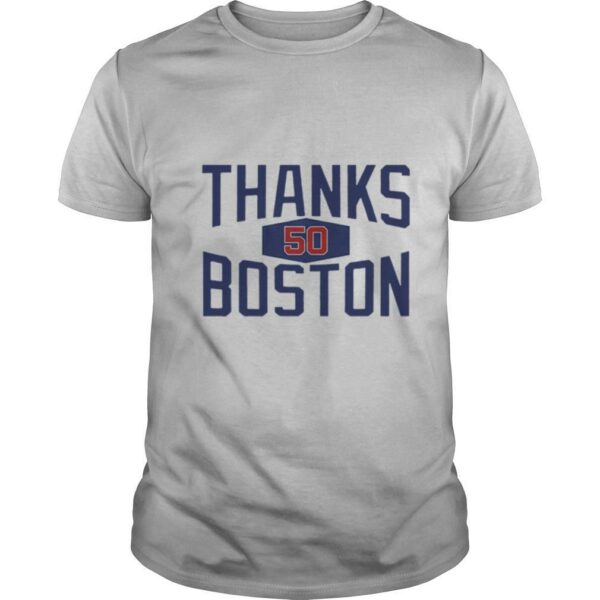 Mookie Betts Thanks Boston 2020 shirt