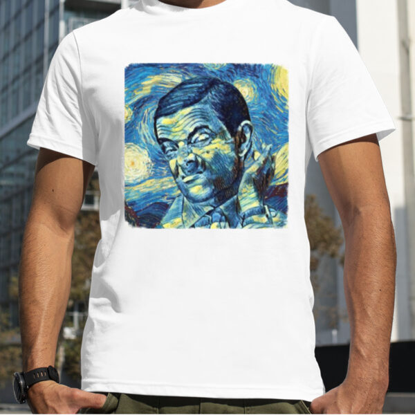 Mr Bean Van Gogh Style shirt