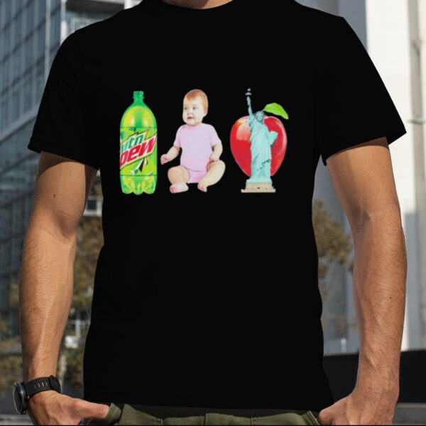 Mtn Dew Baby Apple Statue Shirt