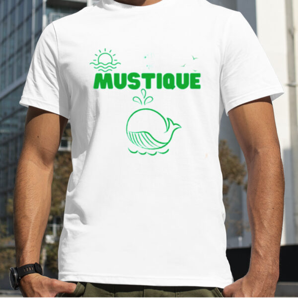 Mustique Green Whale shirt
