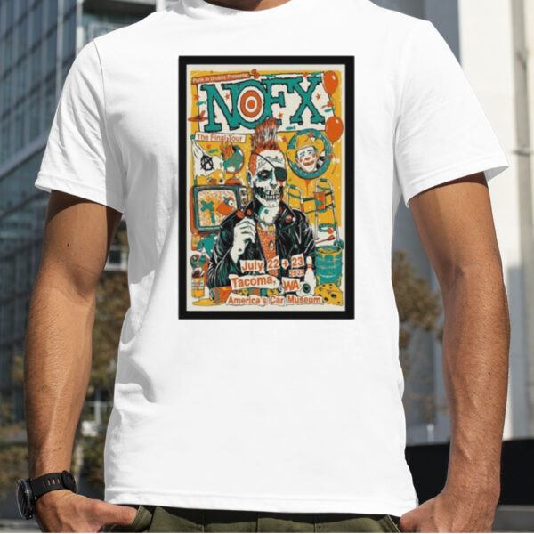 NOFX Tour Tacoma WA July 22 23 2023 Shirt