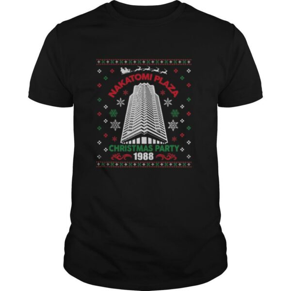 Nakatomi plaza 1988 christmas party ugly christmas shirt