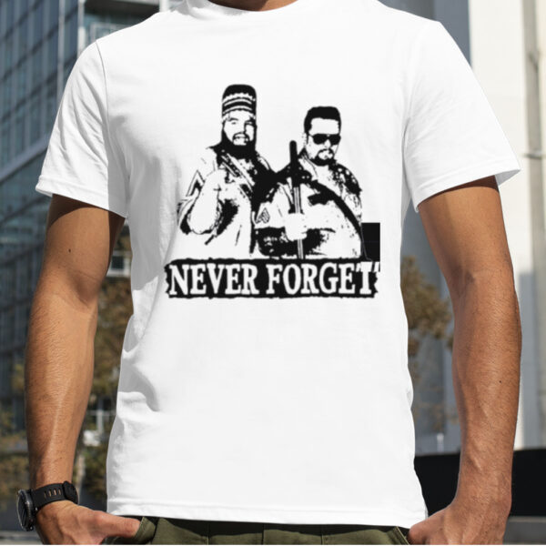 Never Forget Twin Towers Akeem and Big Boss Man shirt