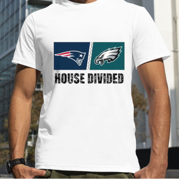 New England Patriots vs Philadelphia Eagles House Divided Shirt