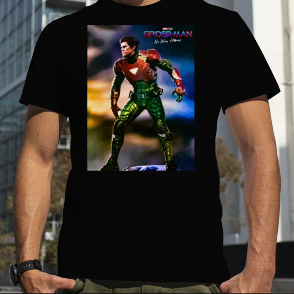 New Spider Man No Way Home Concept Art Green Goblin Wearing Iron Man Mark 6 T Shirt