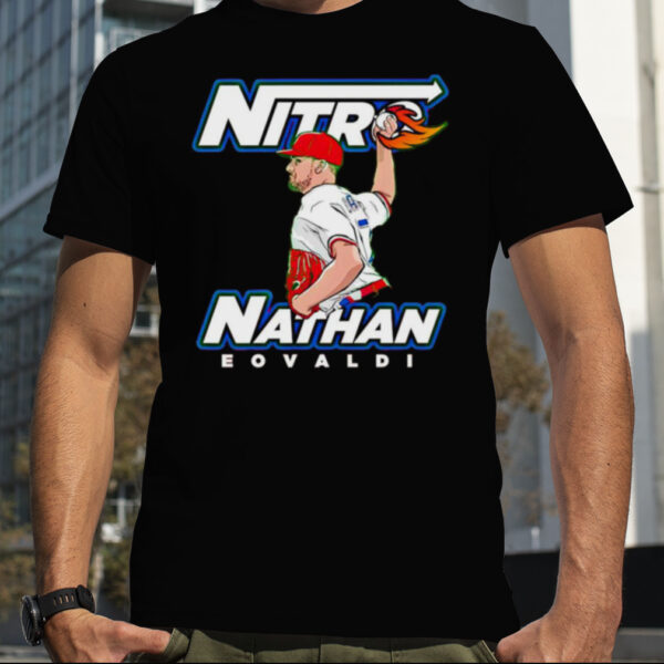 Nitro Nathan Eovaldi MLBPA Texas Baseball shirt