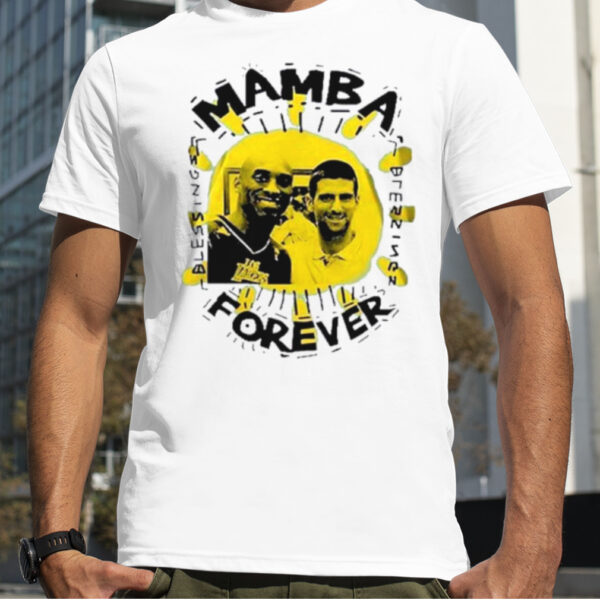 Novak Djokovic Kobe Bryant Mamba forever shirt