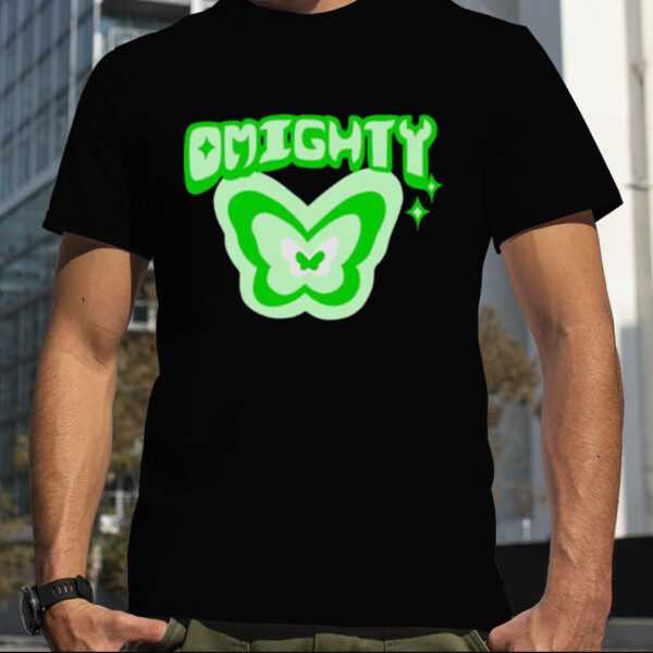 Omighty Butterfly Green Neon shirt