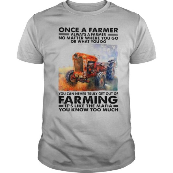 Once a farmer always a farmer no matter where you go or what you do you cane