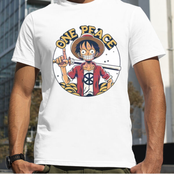 One Piece Anime Monkey D Luffy One Peace shirt