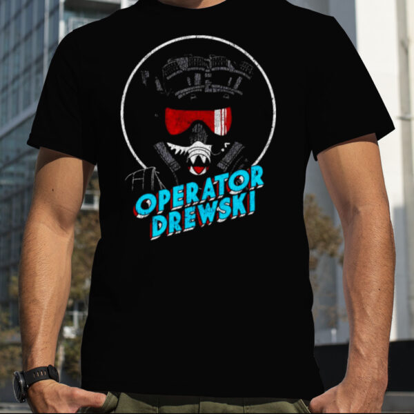 Operator Drewski Cartoon T Shirt