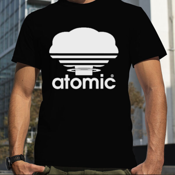 Oppenheimer Atomic Mushroom Cloud Logo Parody Shirt