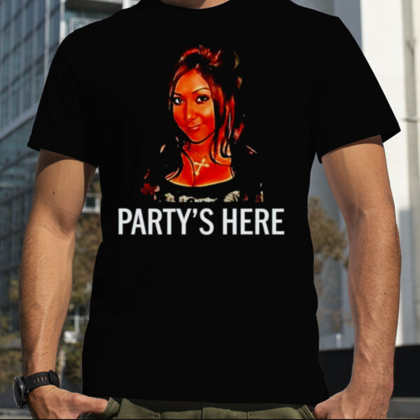 Party’s here shirt