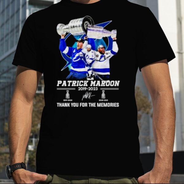 Patrick Maroon 2019 – 2023 Thank You For The Memories Signature Shirt
