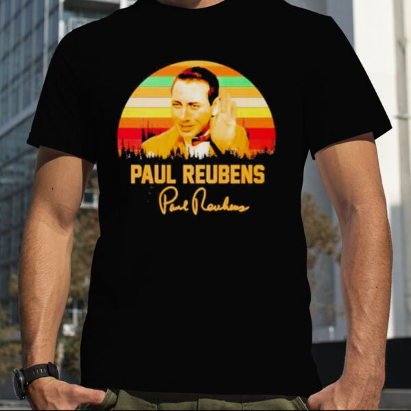 Paul Reubens Vintage Signature Shirt