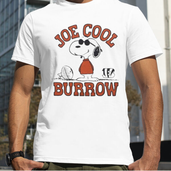 Peanuts X Bengals Joe Cool Burrow T shirt