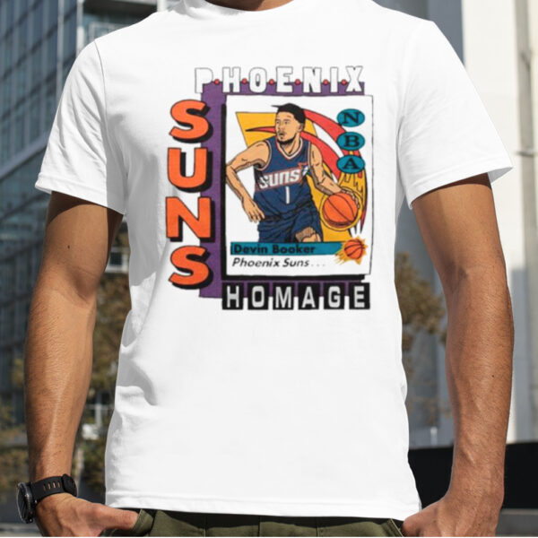 Phoenix Suns Trading Card Devin Booker NBA Player shirt
