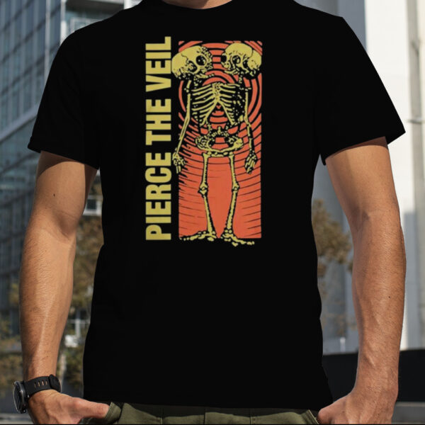 Pierce The Veil Conjoined Skeleton T shirts