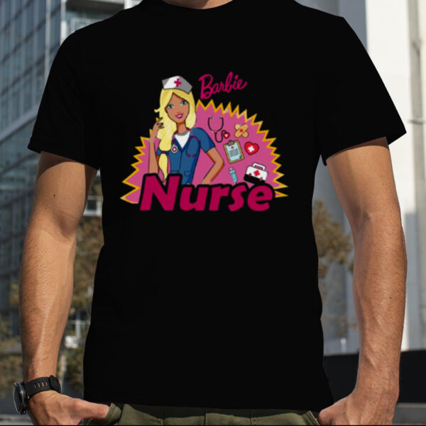 Pink Design For Nurse Barbie Nurse shir