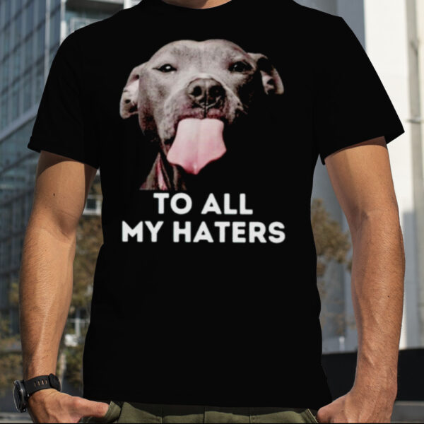 Pitbull to all my haters shirt