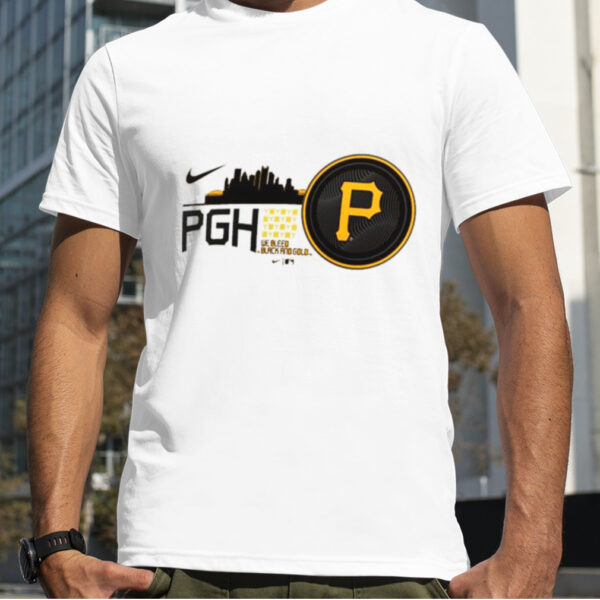 Pittsburgh Pirates Nike 2023 City Connect Tri Blend T Shirt