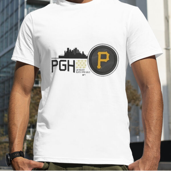 Pittsburgh Pirates PGH Logo 2023 City Connect Tri Blend Shirt