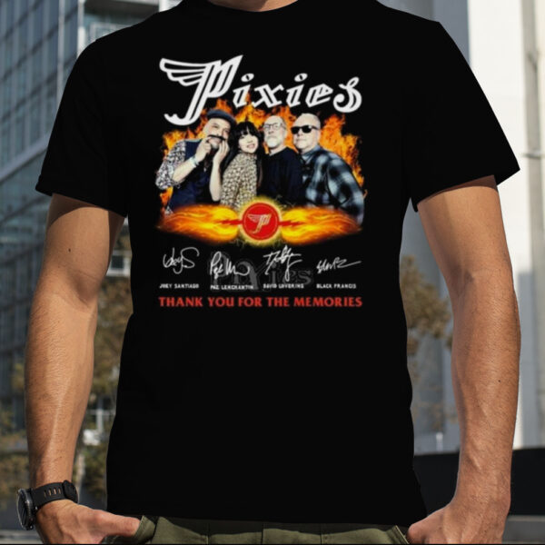 Pixies Thank You For The Memories Signatures 2023 Shirt