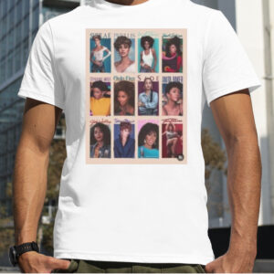 Powerhouses Singer Bad Girls Whitney Janet Jackson Poster shirt