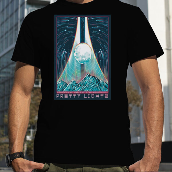 Pretty lights tour Mission Ballroom denver CO show august 6 2023 art poster design t shirt