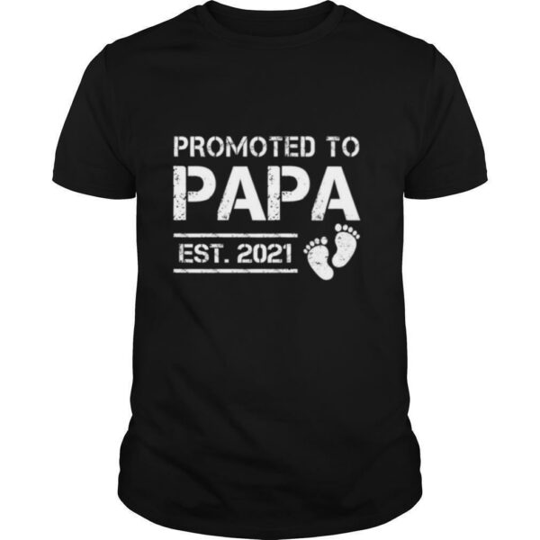 Promoted to papa est 2021 shirt