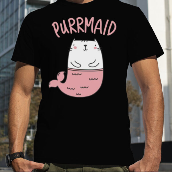 Purrmaid Mermaid Cat Cute Pink Cat shirt