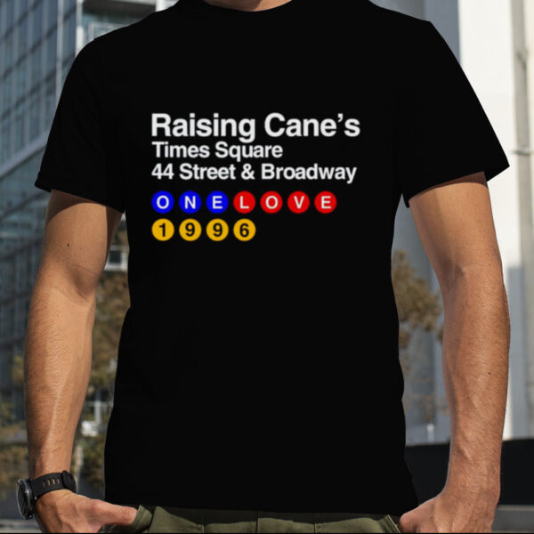 Raising cane’s times square shirt