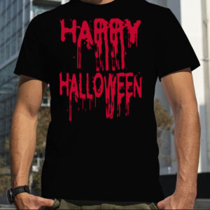 Red Blood Happy Halloween shirt