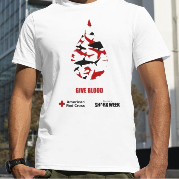 Red Cross Shark Week Shirt