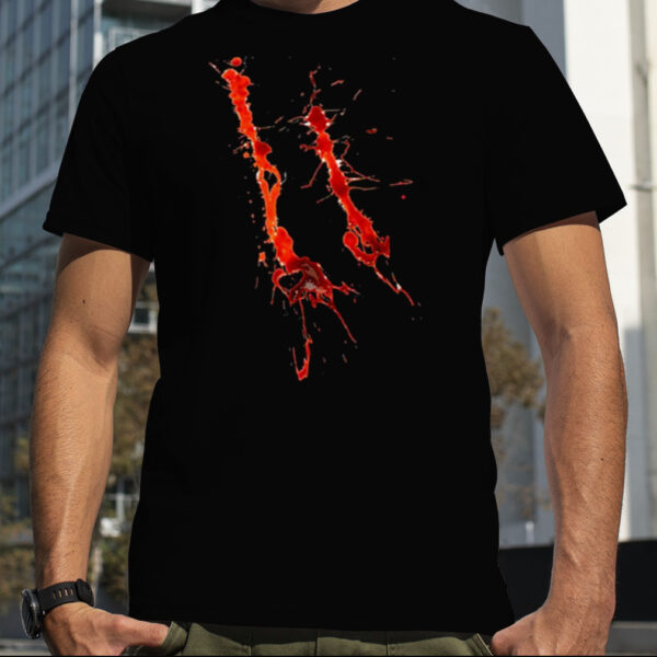 Red Iconic Blood Splatter Halloween shirt