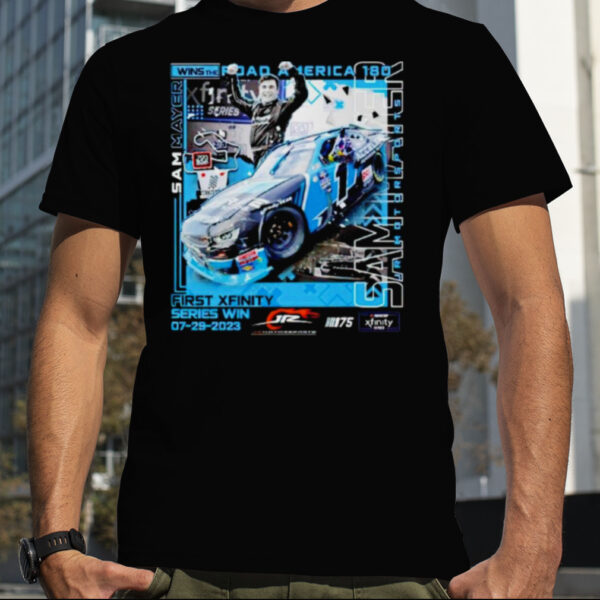 Sam Mayer 1 2023 Road America Nxs Race Win shirt