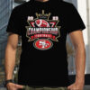 San Francisco 49ers Football NFL 2023 Championship Crown Logo Shirt